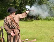 Steve shoots pistol